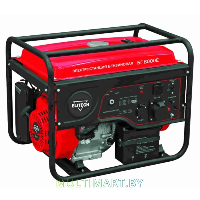 Бензиновый генератор ELITECH БГ 8000Е